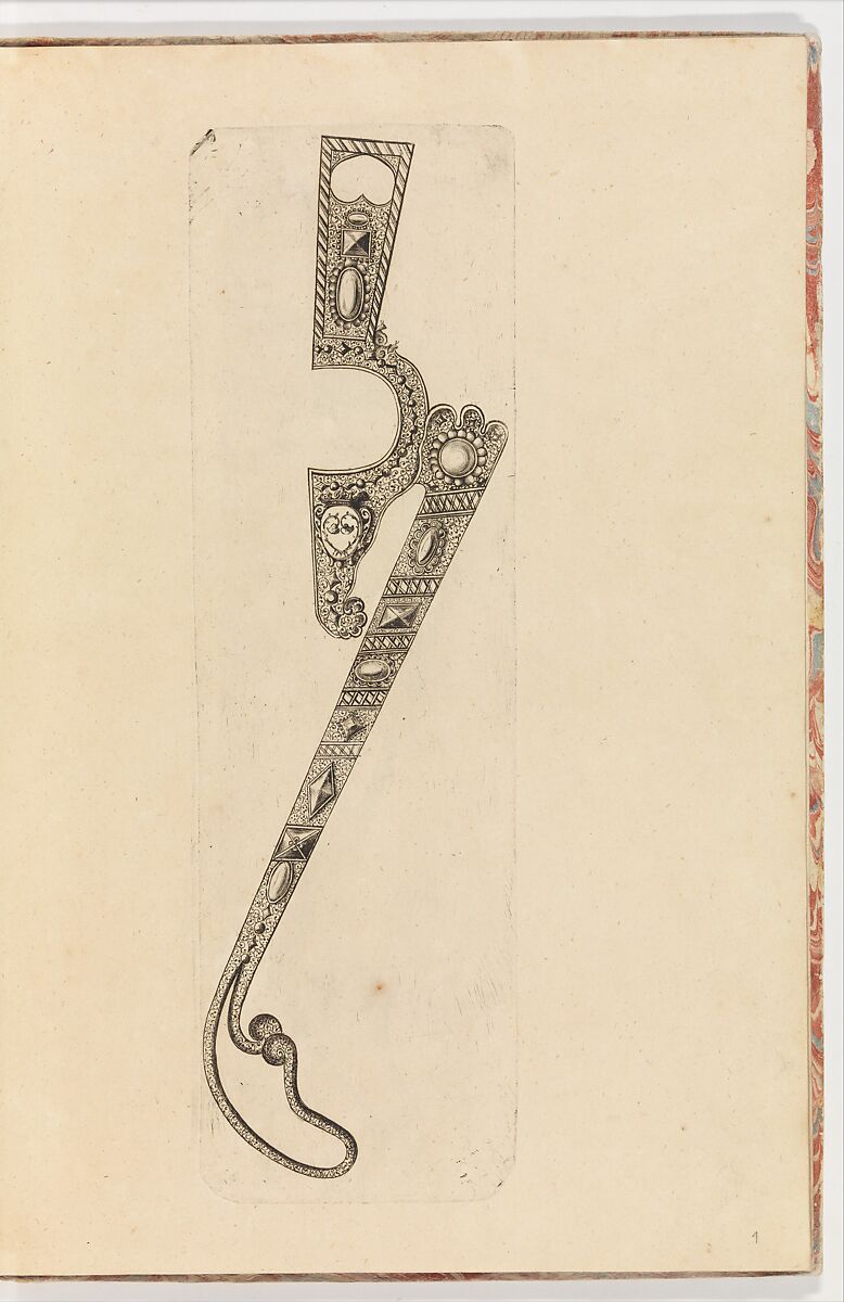 Album of Bit Designs, Rudolf Franz Ferdinand von Talmberg (Bohemian, ca. 1645–1702), Ink on paper, Bohemian