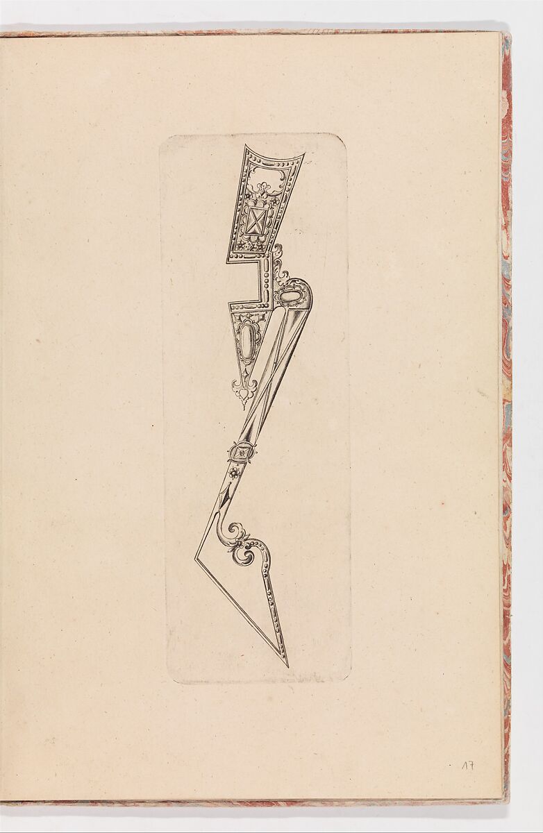 Album of Bit Designs, Rudolf Franz Ferdinand von Talmberg (Bohemian, ca. 1645–1702), Ink on paper, Bohemian