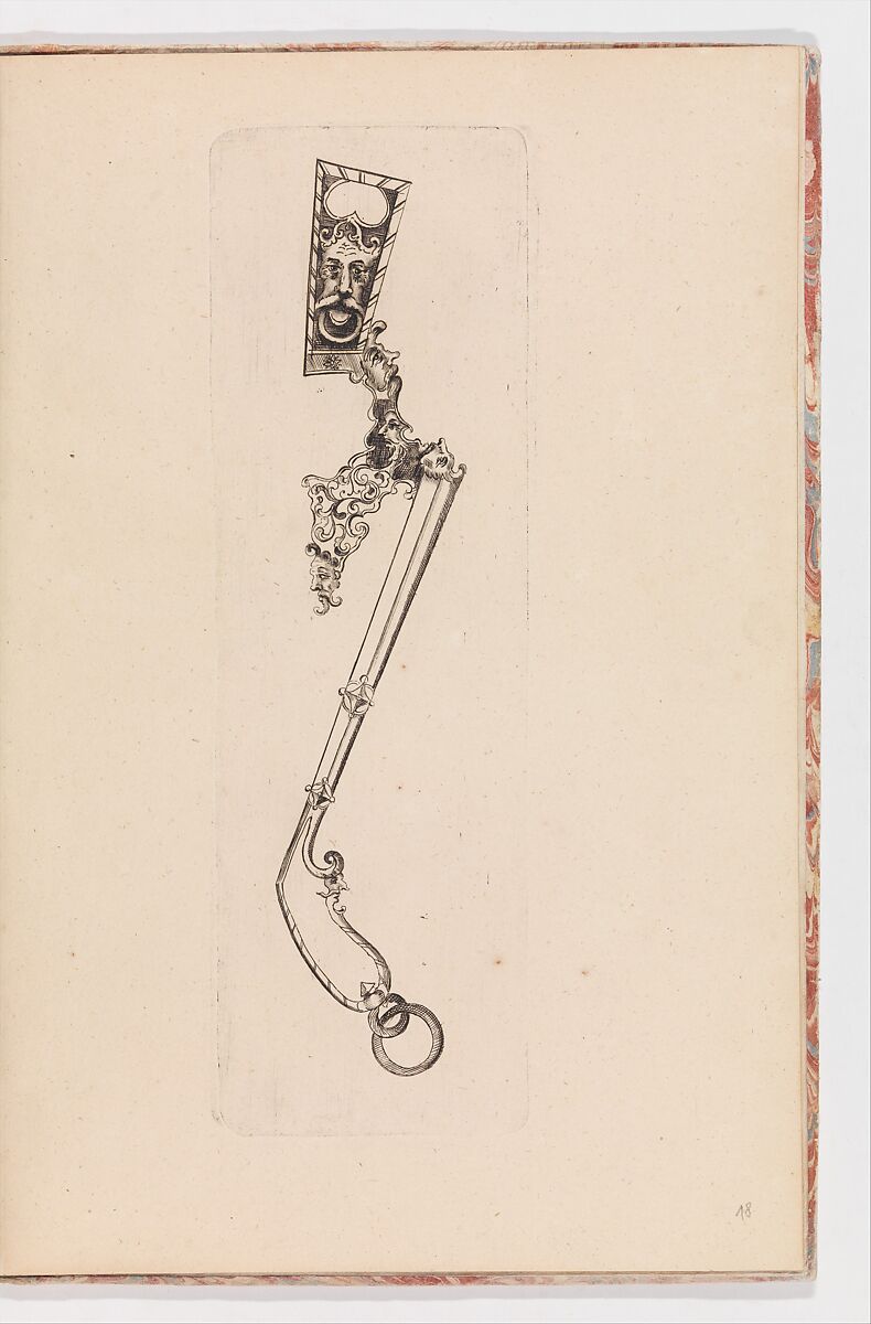 Album of Bit Designs, Rudolf Franz Ferdinand von Talmberg (Bohemian, ca. 1645–1702), Ink on paper, Bohemian