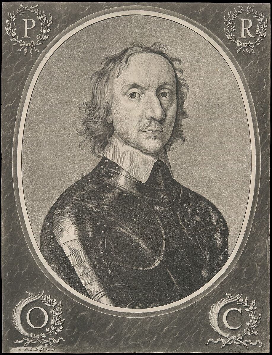 Oliver Cromwell, Jan van de Velde IV (Dutch, Utrecht before 1610–1686 Haarlem), Engraving, aquatint, and roulette; second state 