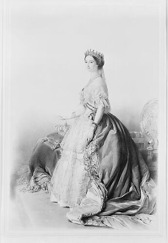 Léon Alphonse Noël  Portrait of the Empress Eugenie, after