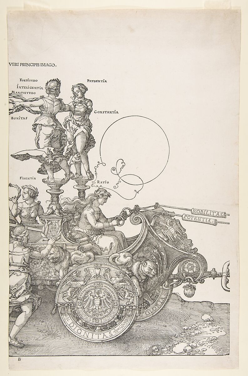 The Triumphal Chariot of Maximilian I (The Great Triumphal Car), Albrecht Dürer (German, Nuremberg 1471–1528 Nuremberg), Woodcut