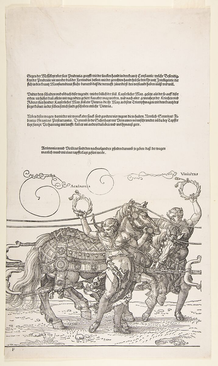 The Triumphal Chariot of Maximilian I (The Great Triumphal Car), Albrecht Dürer (German, Nuremberg 1471–1528 Nuremberg), Woodcut