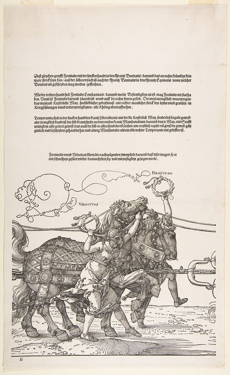 The Triumphal Chariot of Maximilian I (The Great Triumphal Car), Albrecht Dürer (German, Nuremberg 1471–1528 Nuremberg), Woodcut