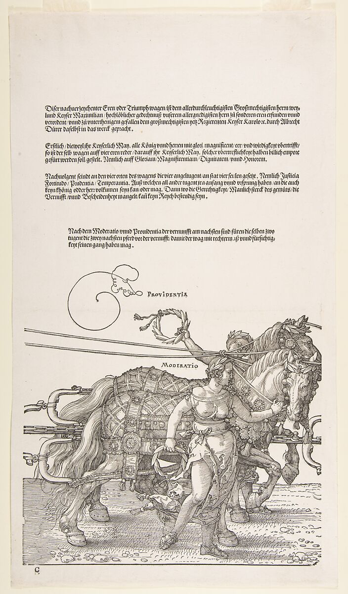 The Triumphal Chariot of Maximilian I (The Great Triumphal Car), Albrecht Dürer (German, Nuremberg 1471–1528 Nuremberg), Woodcut