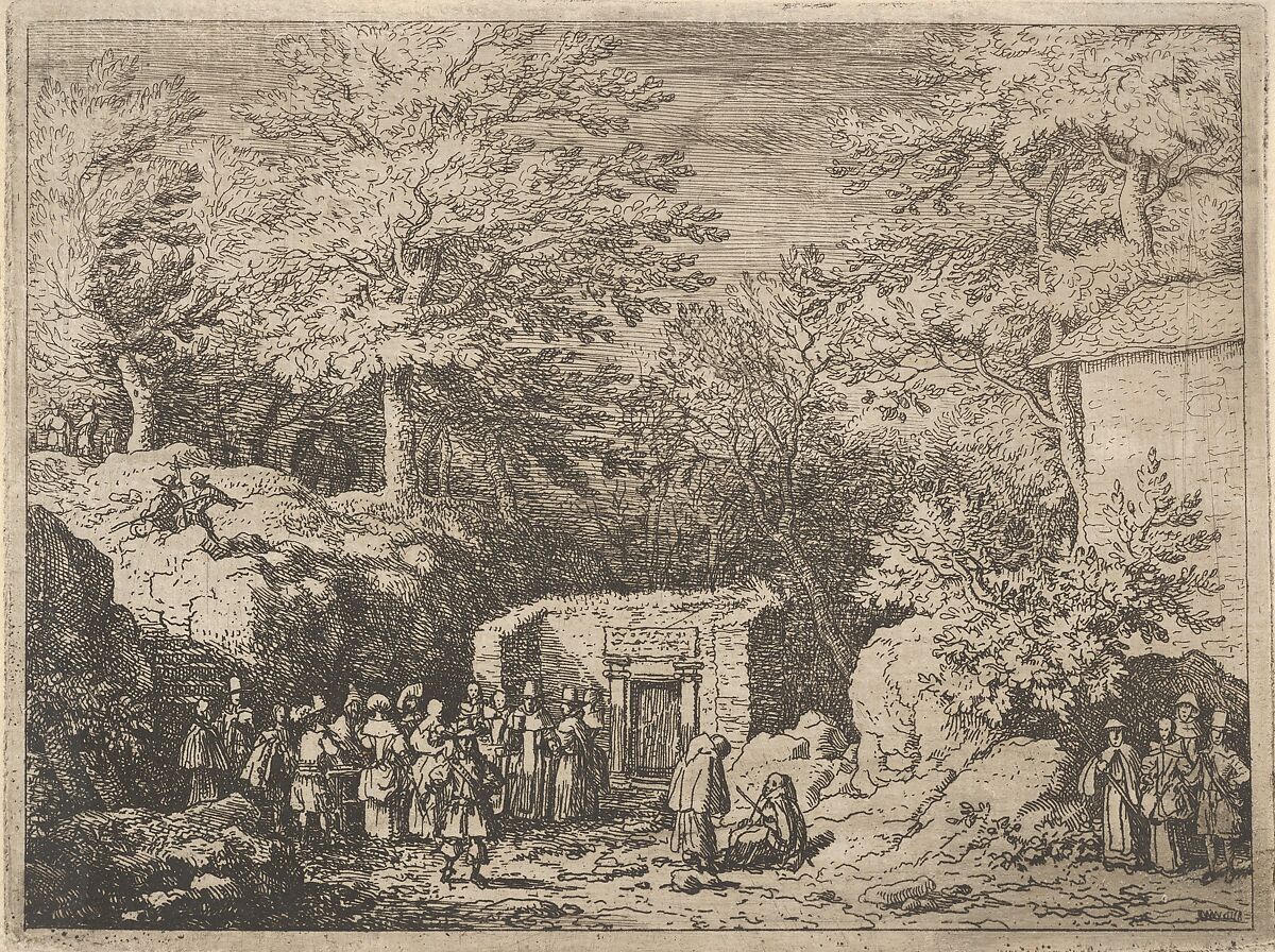 The Fourth Spring, Allart van Everdingen (Dutch, Alkmaar 1621–1675 Amsterdam), Etching, first state of two 