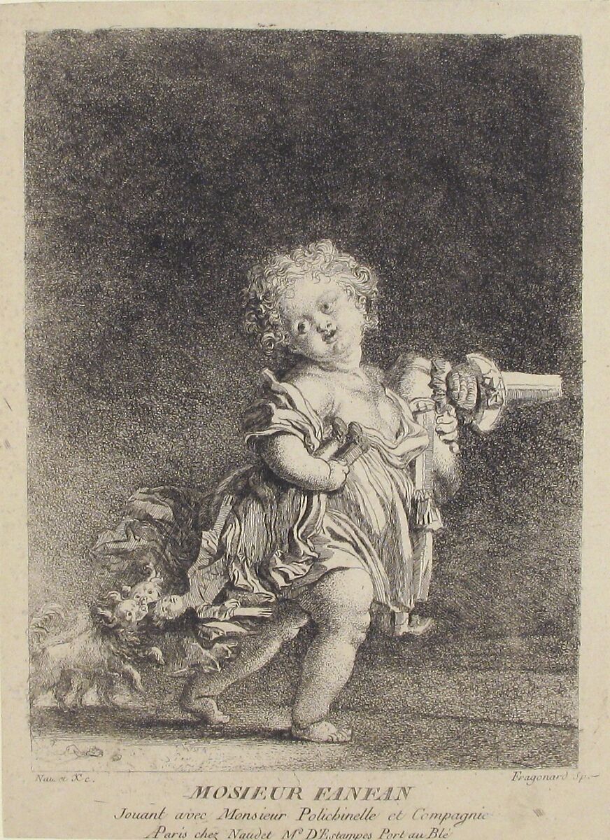 Fanfan, Jean Honoré Fragonard (French, Grasse 1732–1806 Paris), Etching, third state of three