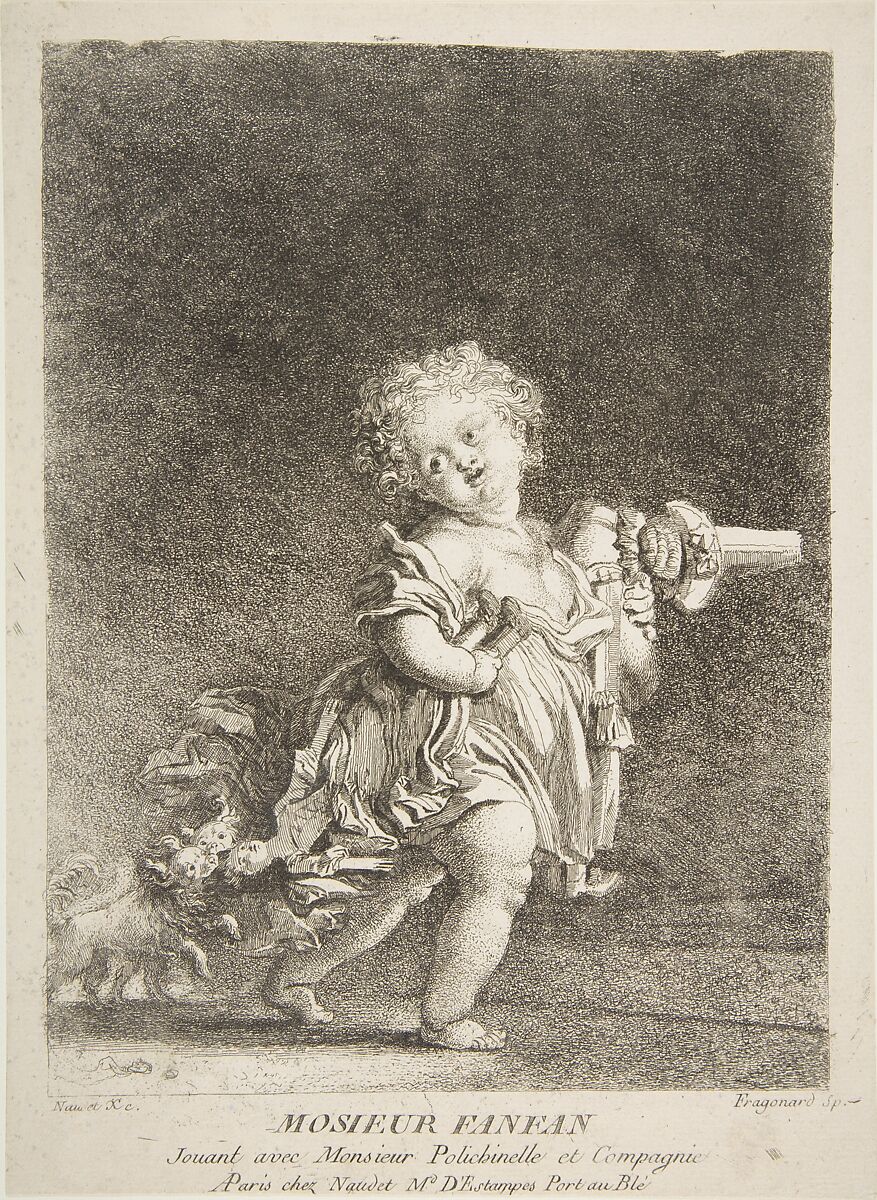 Fanfan, Jean Honoré Fragonard (French, Grasse 1732–1806 Paris), Etching, third state of three 