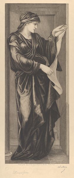 The Cumaean Sibyl, After Sir Edward Burne-Jones (British, Birmingham 1833–1898 Fulham), Etching and drypoint; proof before edition of 250 