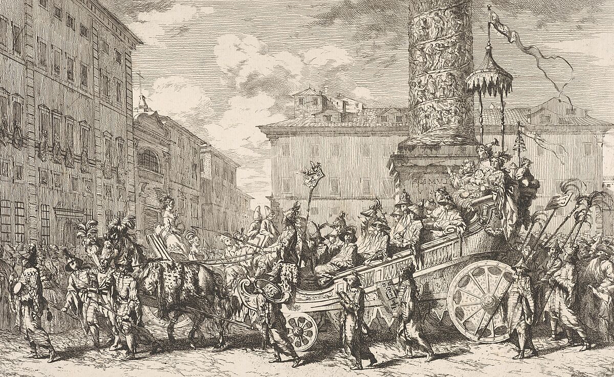 The Chinese Masquerade (La Mascarade chinoise), Jean-Baptiste Marie Pierre (French, Paris 1714–1789 Paris), Etching