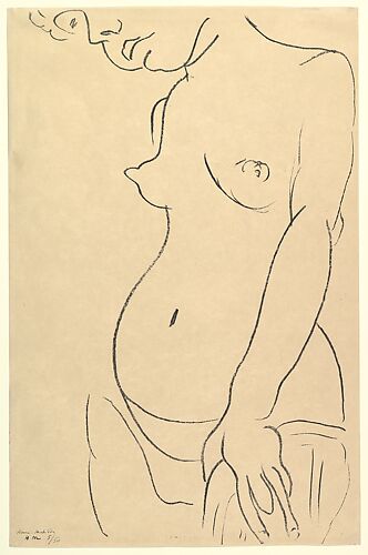 Nude from Three-Quarters, a part of the head cropped