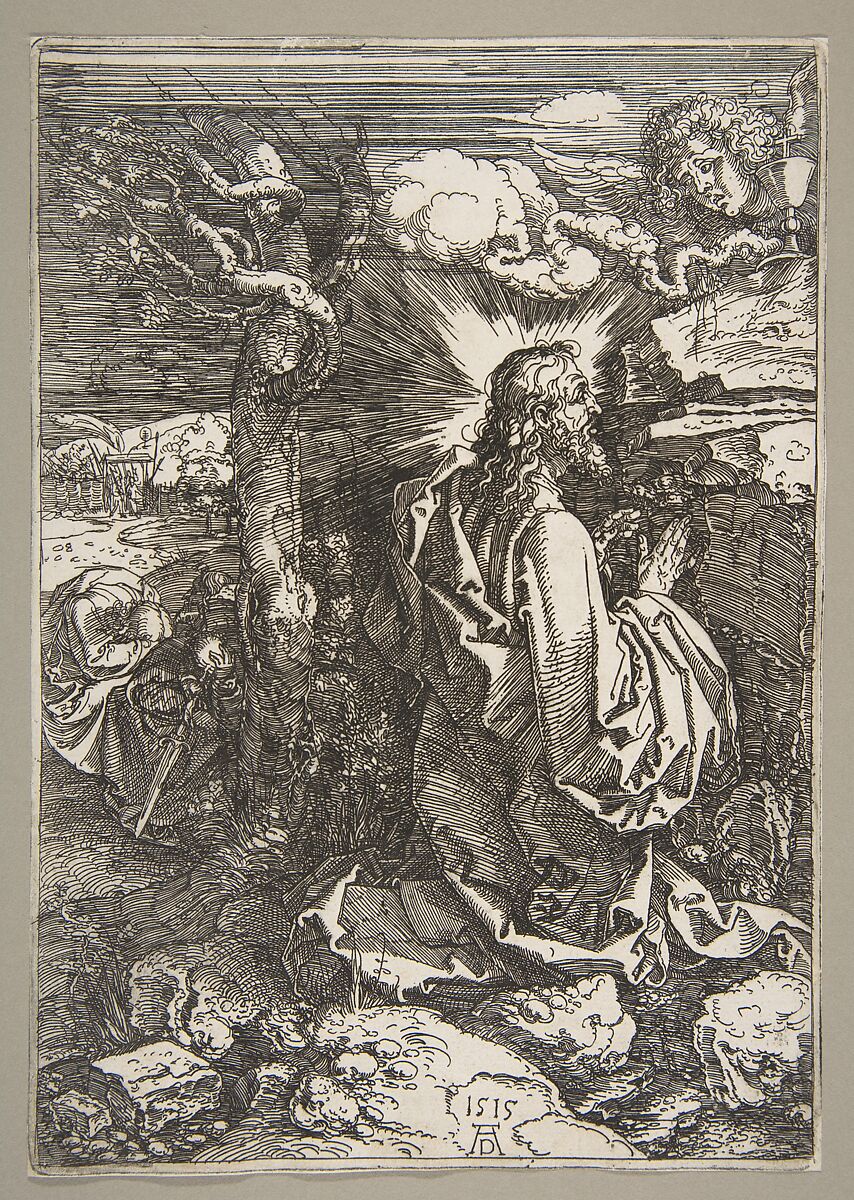 Agony in the Garden, Albrecht Dürer  German, Etching
