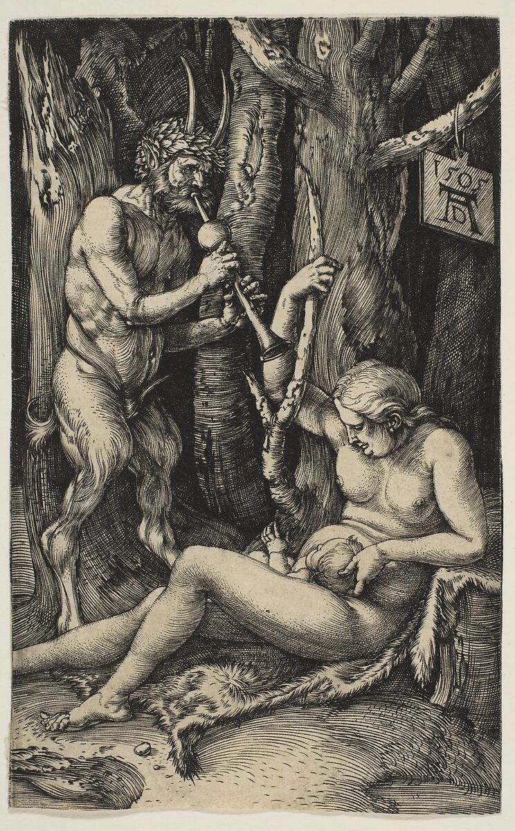 Satyr Family, Albrecht Dürer (German, Nuremberg 1471–1528 Nuremberg), Engraving 