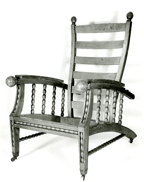 Side Chair, Conrad Henninger (active ca. 1888–1932), Oak, tulip poplar, American