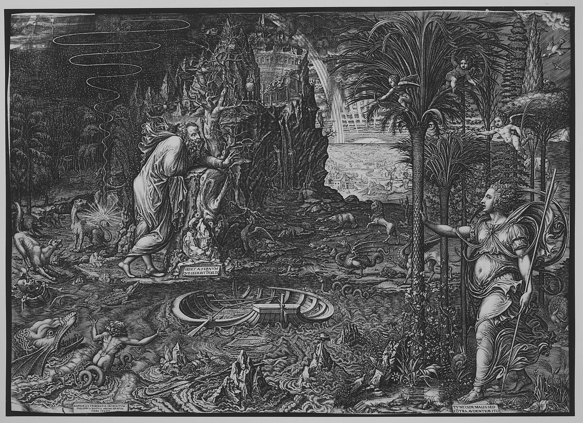 Allegory of Life, Giorgio Ghisi (Italian, Mantua ca. 1520–1582 Mantua), Engraving; second state of six (BLL)