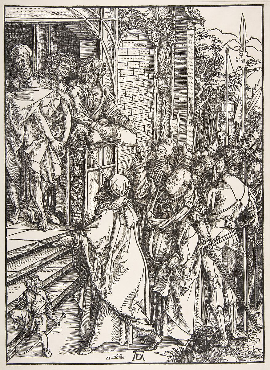 Ecce Homo, from the series The Large Passion, Albrecht Dürer (German, Nuremberg 1471–1528 Nuremberg), Woodcut 