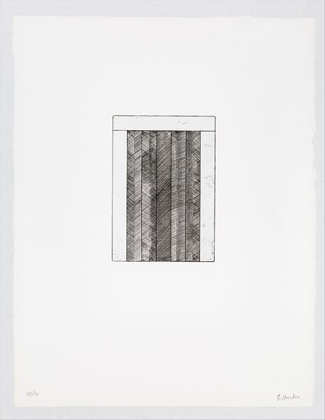 12 Views for Caroline Tatyana, Brice Marden (American, born Bronxville, New York, 1938–2023 Tivoli, New York), Etching and aquatint 