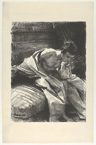 Study of a Young Man, Seated