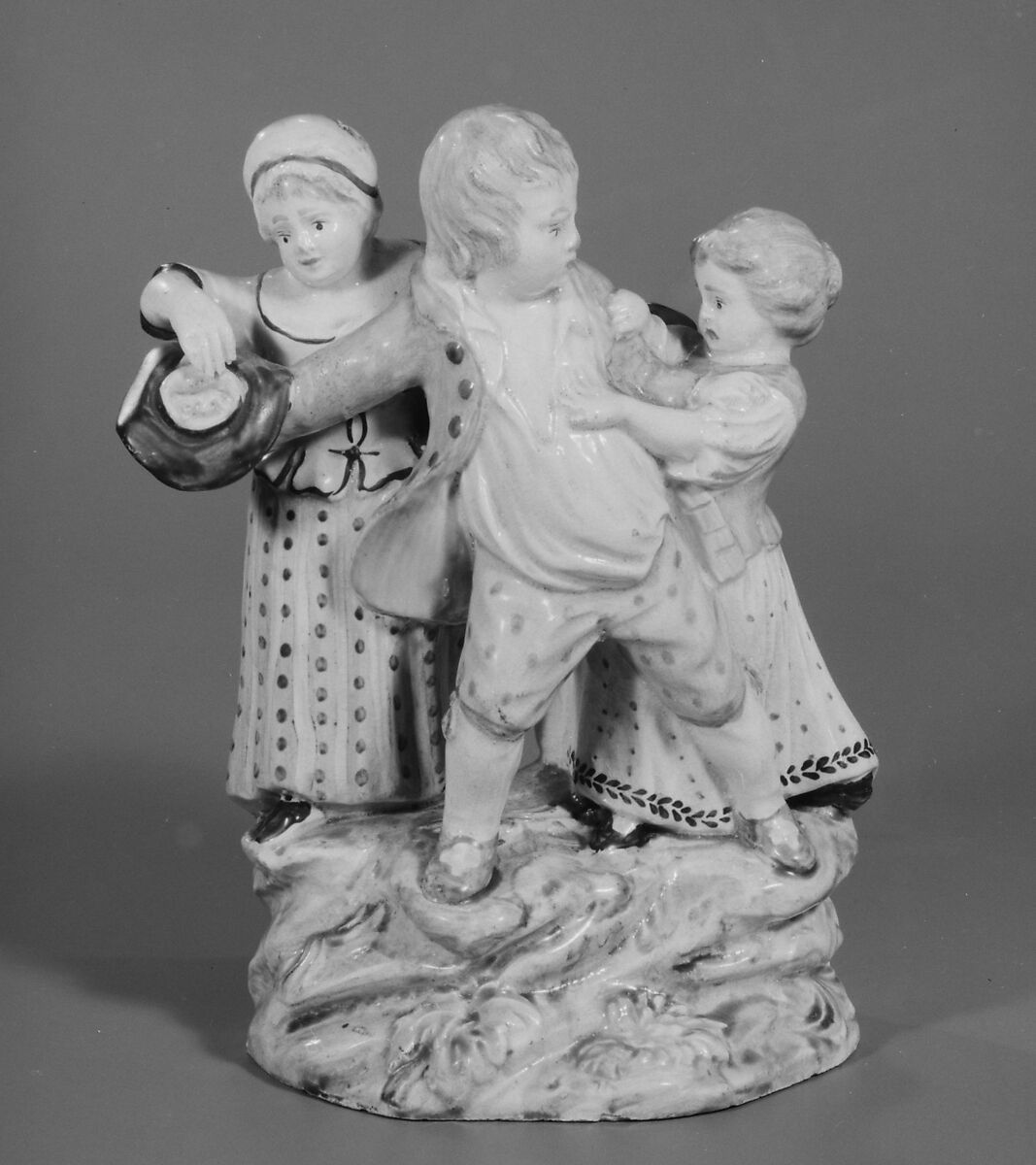 Figure Group, Earthenware, British (American market) 