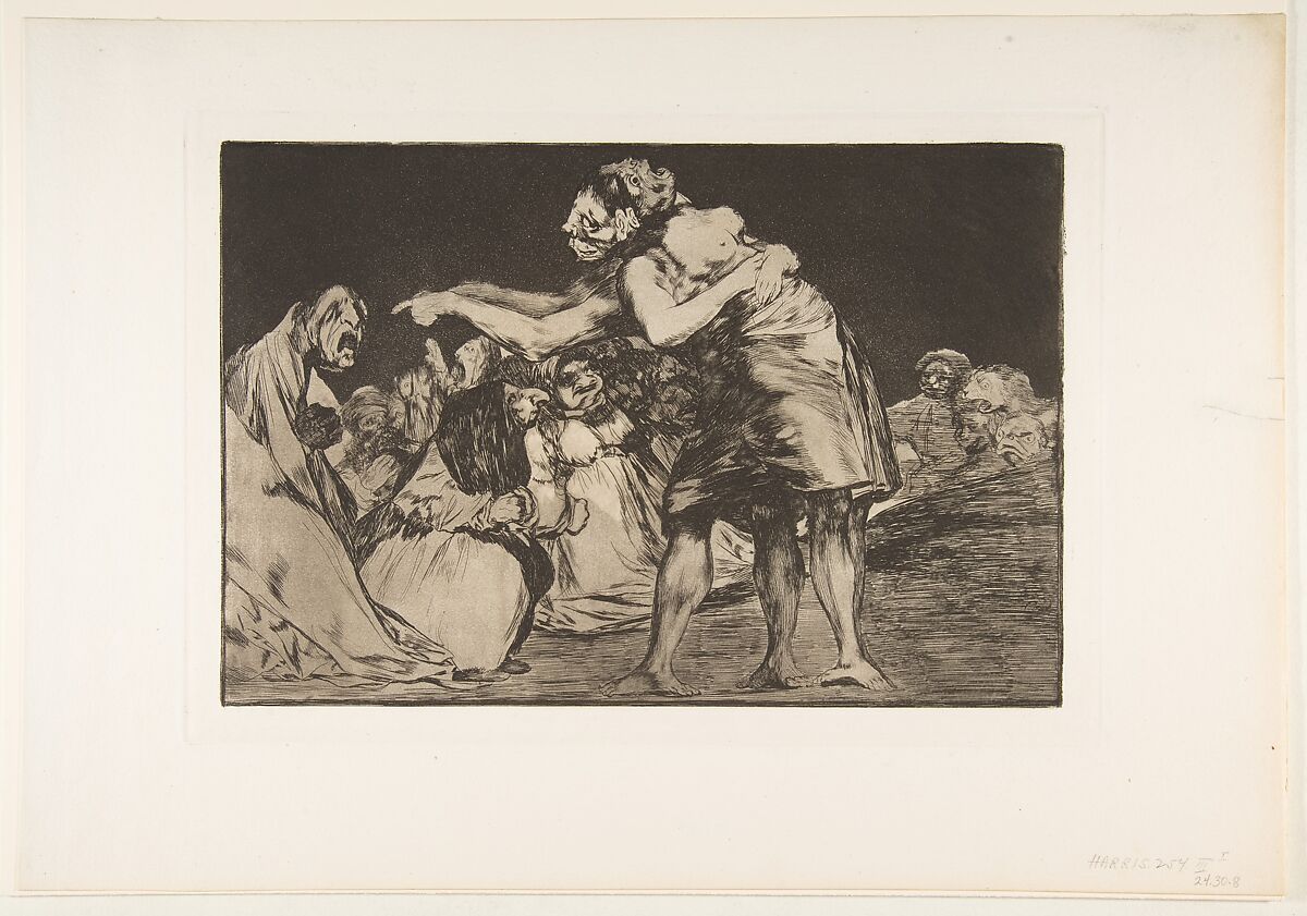 'Disorderly Folly' from the 'Disparates' (Follies / Irrationalities), Goya (Francisco de Goya y Lucientes) (Spanish, Fuendetodos 1746–1828 Bordeaux), Etching, aquatint, drypoint 