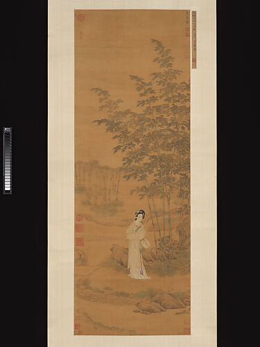 Lady in a bamboo grove