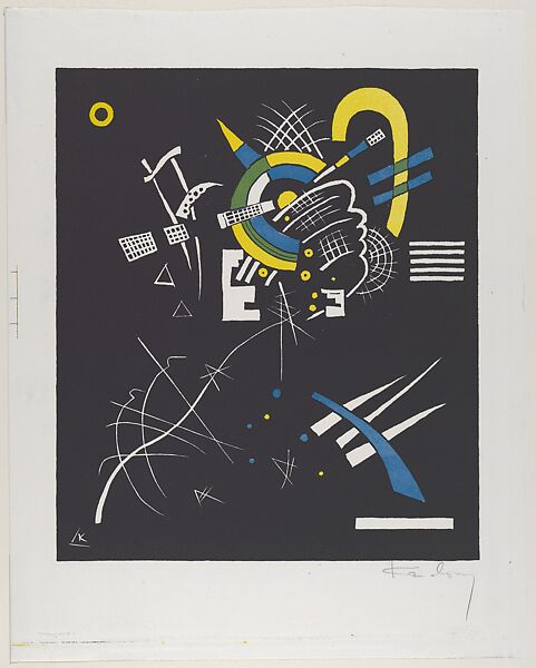 Kleine Welten VII (Small Worlds VII), Vasily Kandinsky (French (born Russia), Moscow 1866–1944 Neuilly-sur-Seine), Woodcut 
