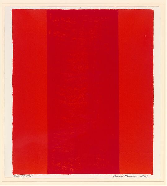 18 Cantos, Barnett Newman (American, New York 1905–1970 New York), A portfolio of 18 lithographs with a title page and colophon