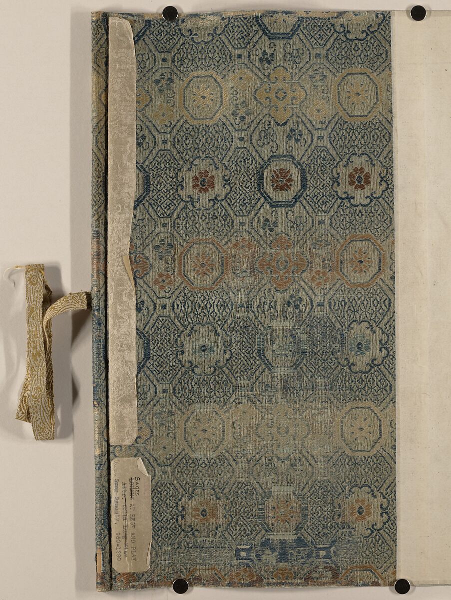 Immortals and Sages, Unidentified artist, Handscroll; ink on silk, China