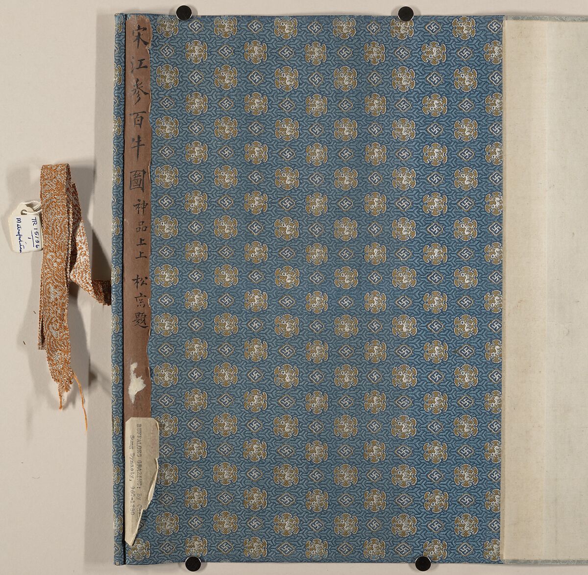 One hundred water buffalo, Unidentified artist Chinese, 13th century, Handscroll; ink on paper, China