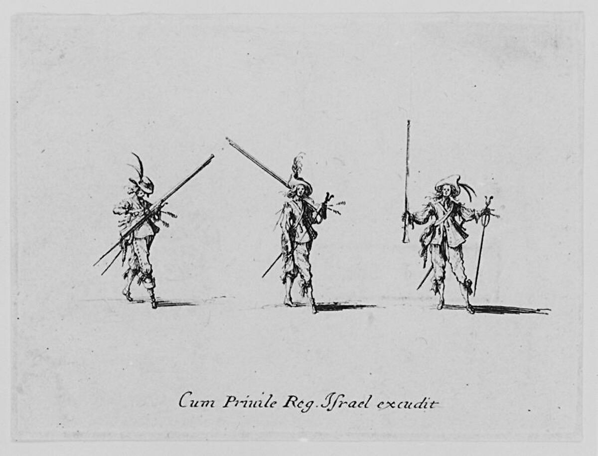 Exercises Militaires...Israel  execu. 1635, Jacques Callot (French, Nancy 1592–1635 Nancy), Etching 