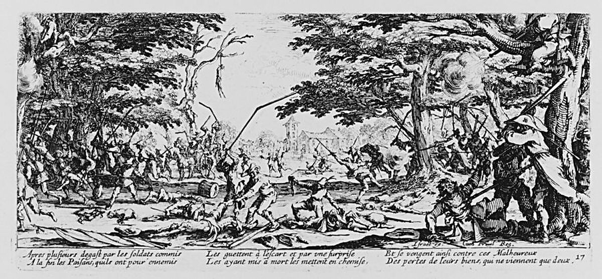 Les Miseres Et Les Mal-Heurs De La Guerre... Israel, Jacques Callot (French, Nancy 1592–1635 Nancy), Etching 