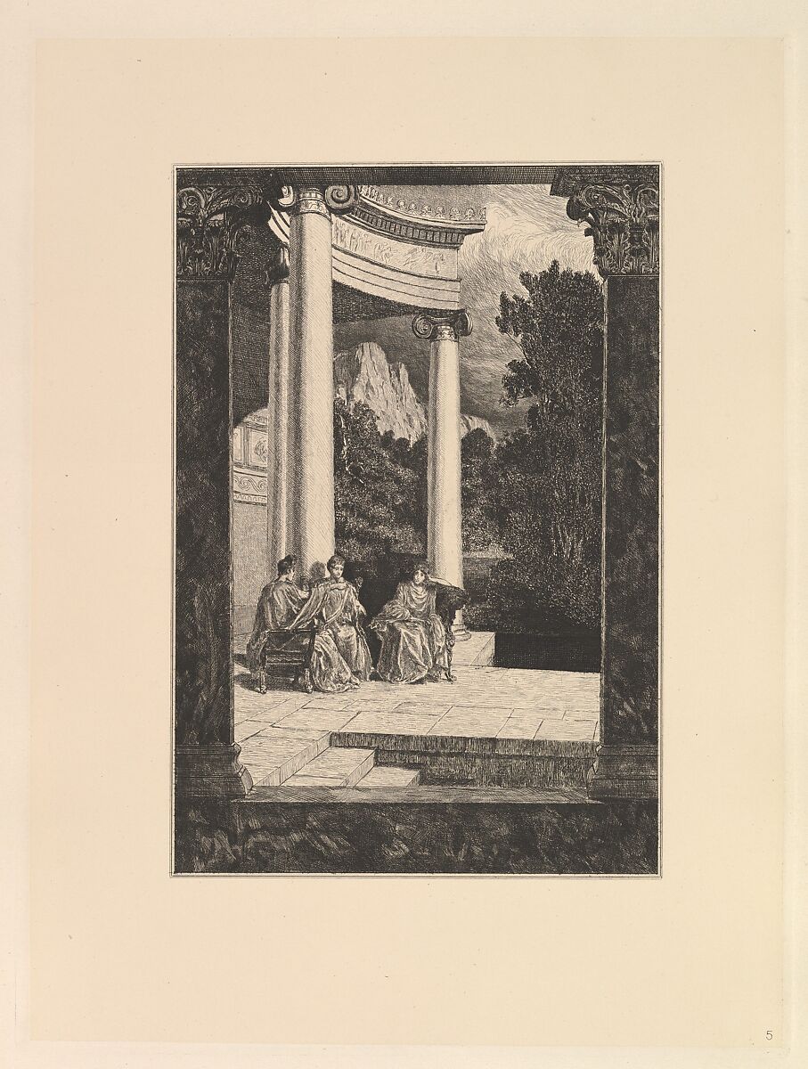 Max Klinger's Radierungen zu Apulejus' Märchen Amor und Psyche, Opus V a+b, Max Klinger (German, Leipzig 1857–1920 Großjena), Etching and aquatint
