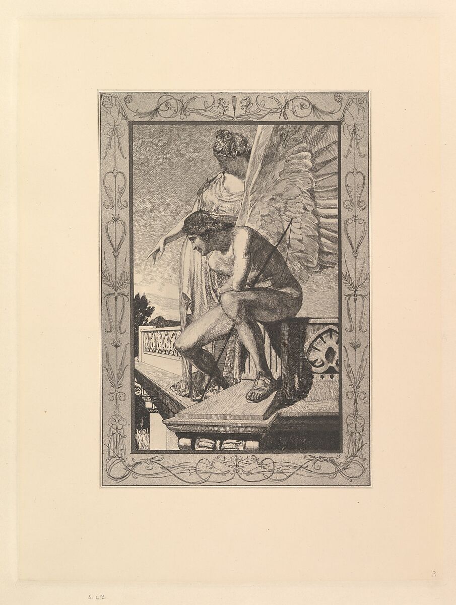 Max Klinger's Radierungen zu Apulejus' Märchen Amor und Psyche, Opus V a+b, Max Klinger (German, Leipzig 1857–1920 Großjena), Etching and aquatint
