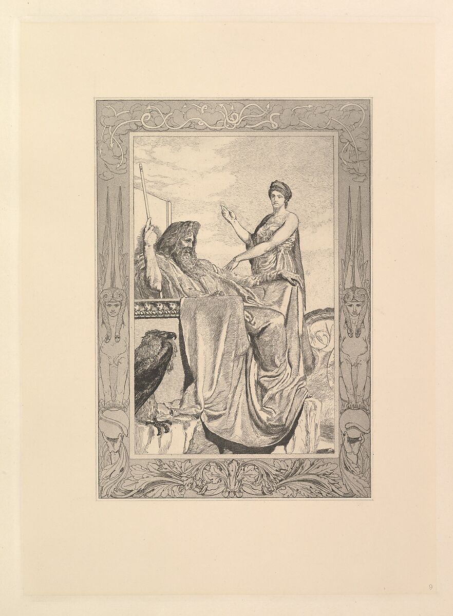 Max Klinger's Radierungen zu Apulejus' Märchen Amor und Psyche, Opus V a+b, Max Klinger (German, Leipzig 1857–1920 Großjena), Etching and aquatint