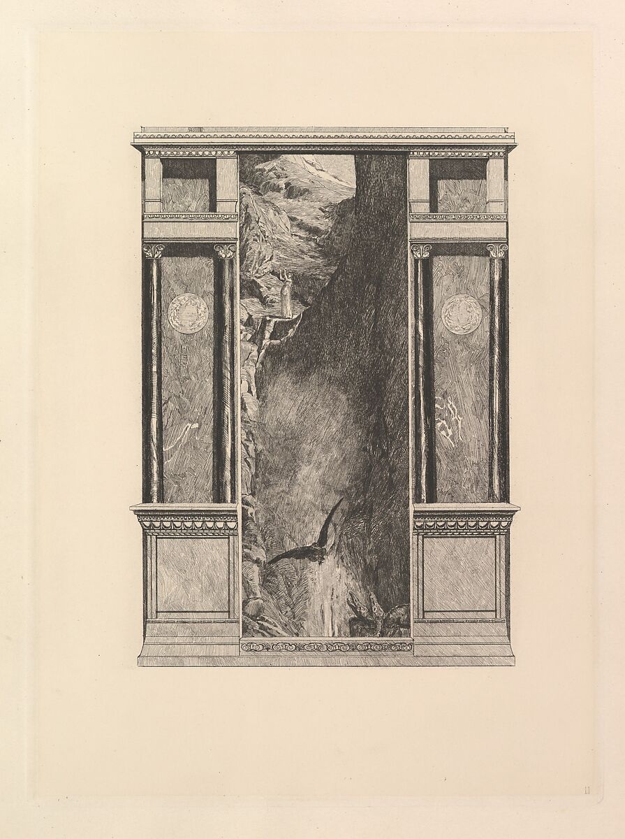 Max Klinger's Radierungen zu Apulejus' Märchen Amor und Psyche, Opus V a+b, Max Klinger (German, Leipzig 1857–1920 Großjena), Etching and aquatint