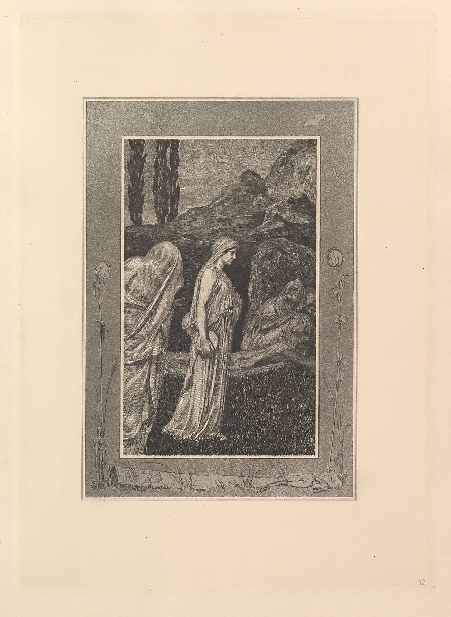Max Klinger's Radierungen zu Apulejus' Märchen Amor und Psyche, Opus V a+b, Max Klinger (German, Leipzig 1857–1920 Großjena), Etching and aquatint