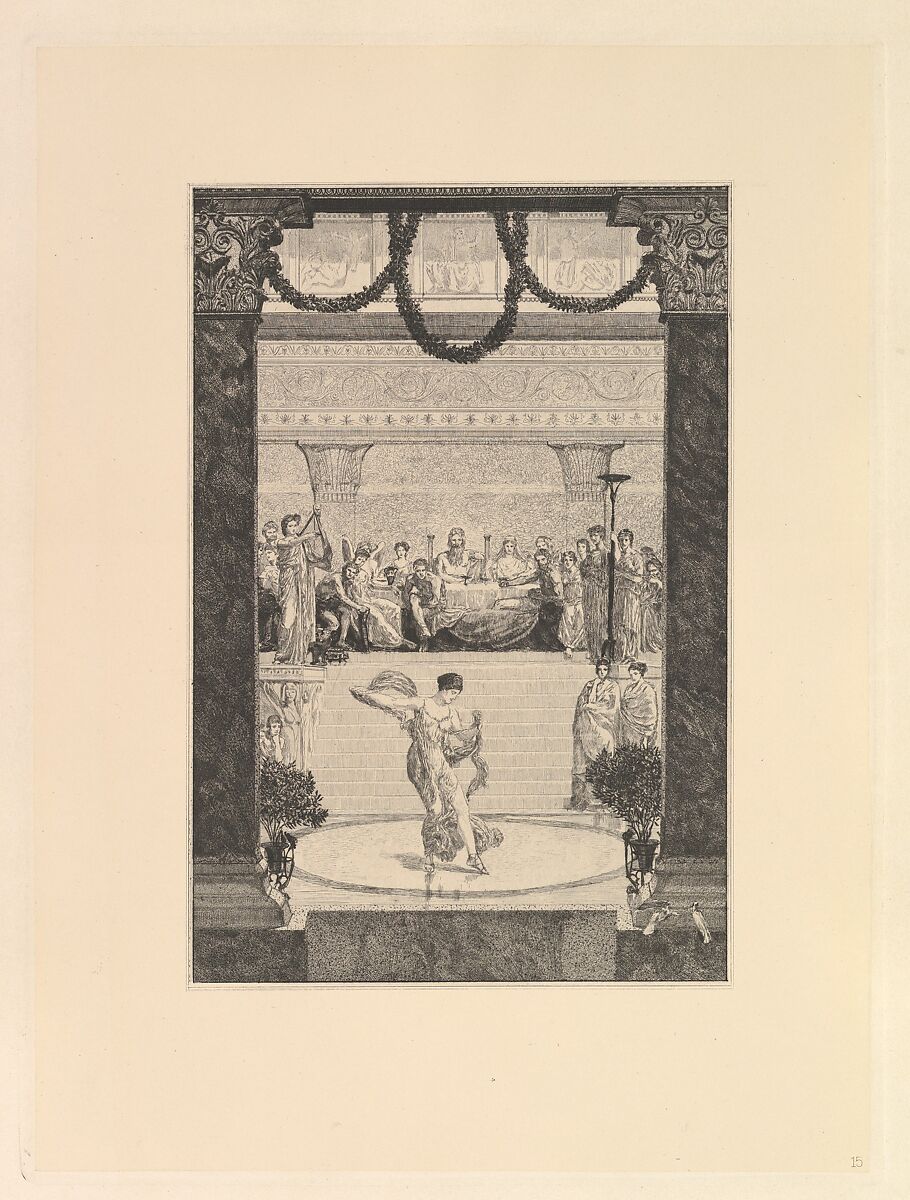 Max Klinger's Radierungen zu Apulejus' Märchen Amor und Psyche, Opus V a+b, Max Klinger (German, Leipzig 1857–1920 Großjena), Etching and aquatint