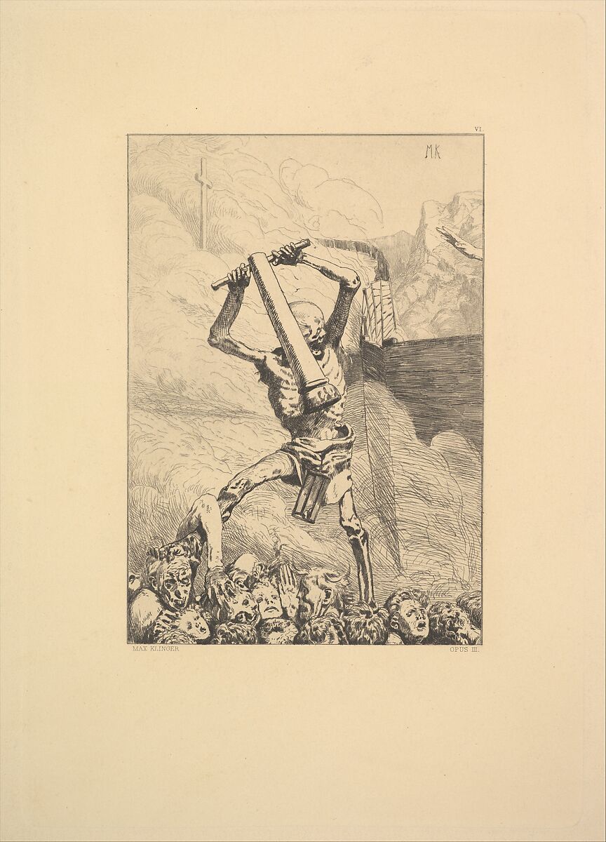 Eva und die Zukunft (Rad.-Werk  III), Max Klinger (German, Leipzig 1857–1920 Großjena), Etching