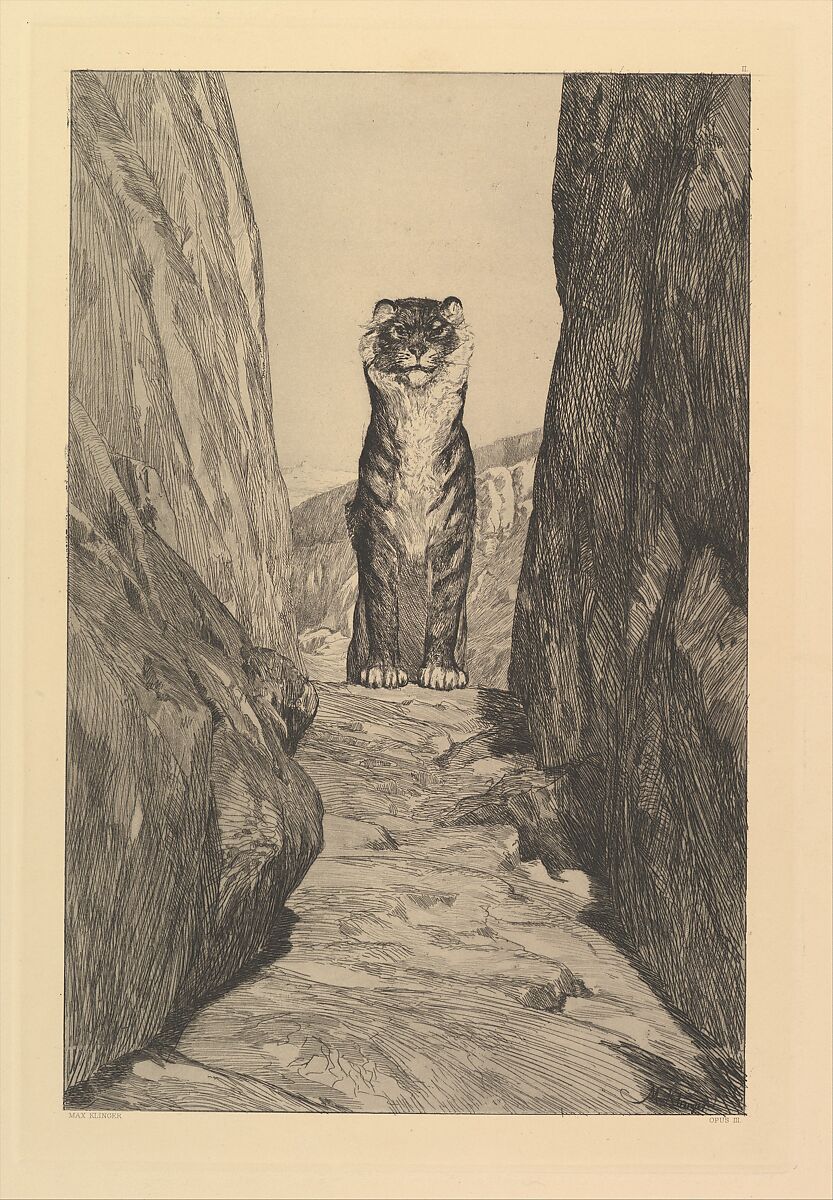 Eva und die Zukunft (Rad.-Werk  III), Max Klinger (German, Leipzig 1857–1920 Großjena), Etching