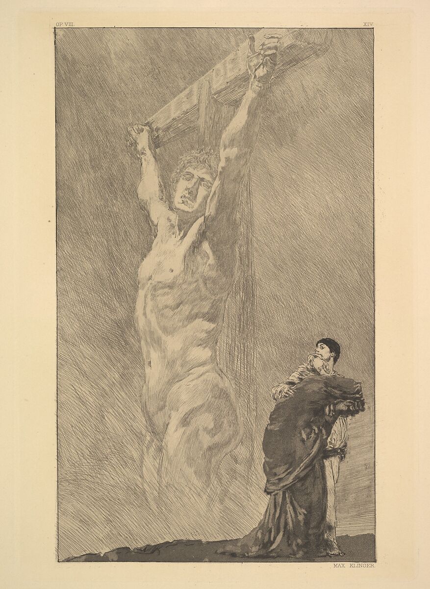 A Life, Max Klinger (German, Leipzig 1857–1920 Großjena), Series of fourteen etchings (fifteen in the edition) with original cardboard portfolio