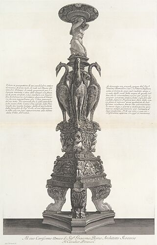 Perspective view of the same candelabrum, from 