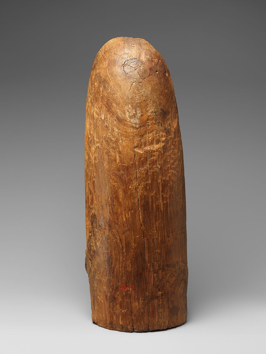 Buddha with radiate halo and mandorla, Juniper wood with traces of color and gold, China (Xinjiang Autonomous Region, Turfan area)
