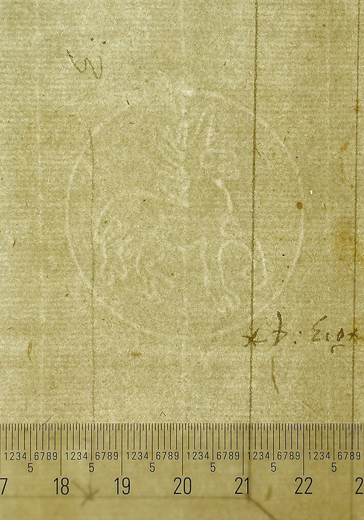 Palazzo dei Conservatori, window, elevation; window, details, elevation (recto) blank (verso), Drawn by Anonymous, French, 16th century, Pen and brown ink