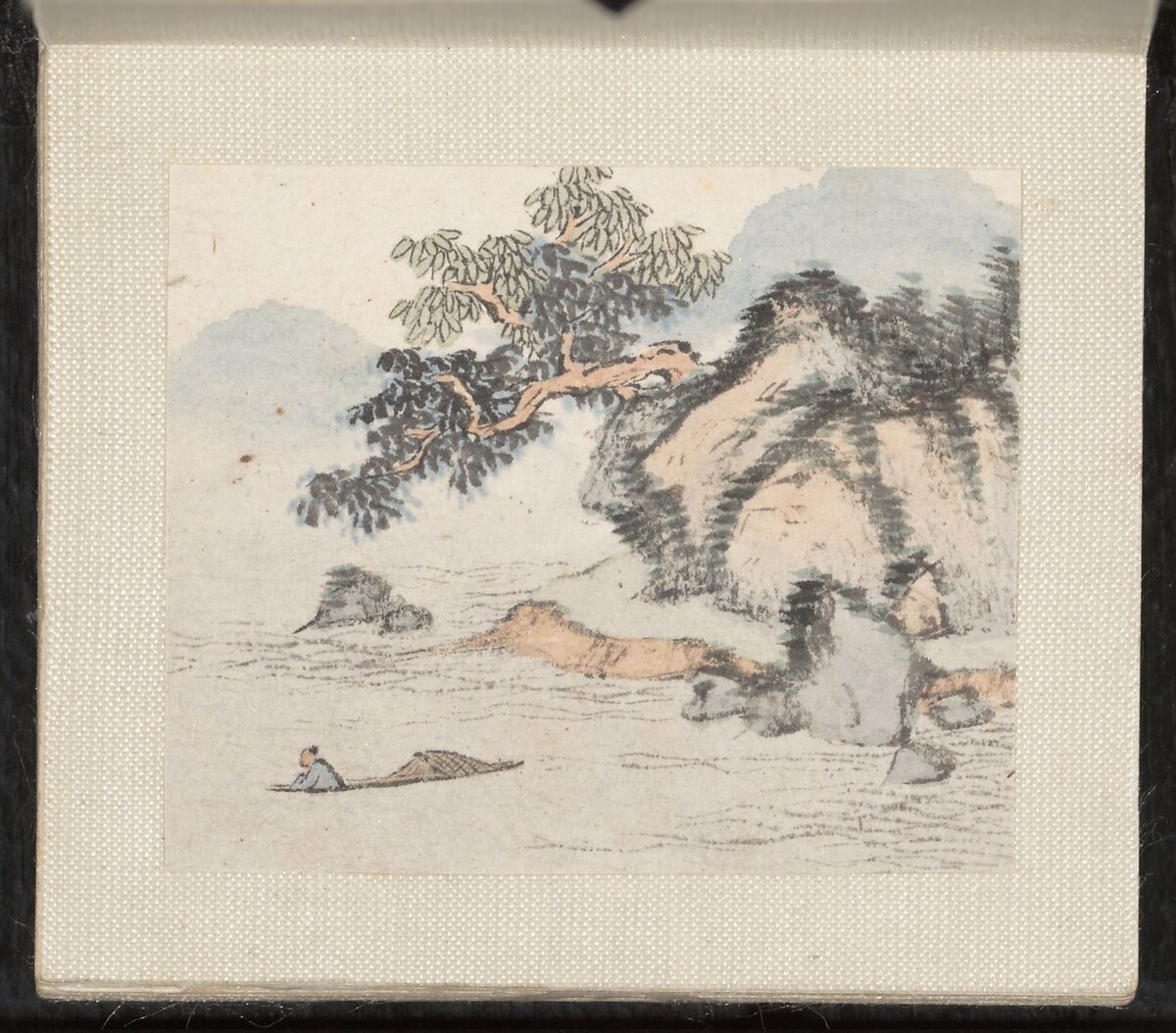 Miniature landscapes, Zhang Zongcang (Chinese, 1686–1756), Album of eight leaves; ink and color on paper, China
