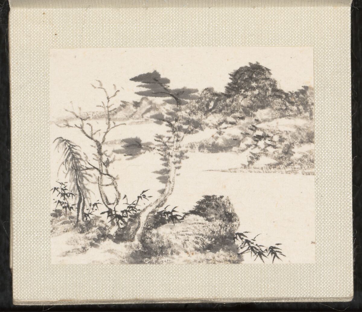 Miniature landscapes, Zhang Zongcang (Chinese, 1686–1756), Album of eight leaves; ink and color on paper, China