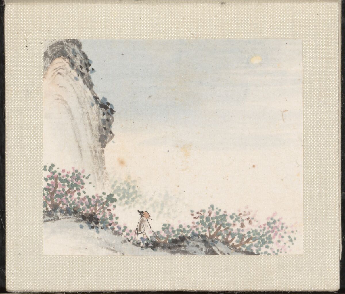 Miniature landscapes, Zhang Zongcang (Chinese, 1686–1756), Album of eight leaves; ink and color on paper, China