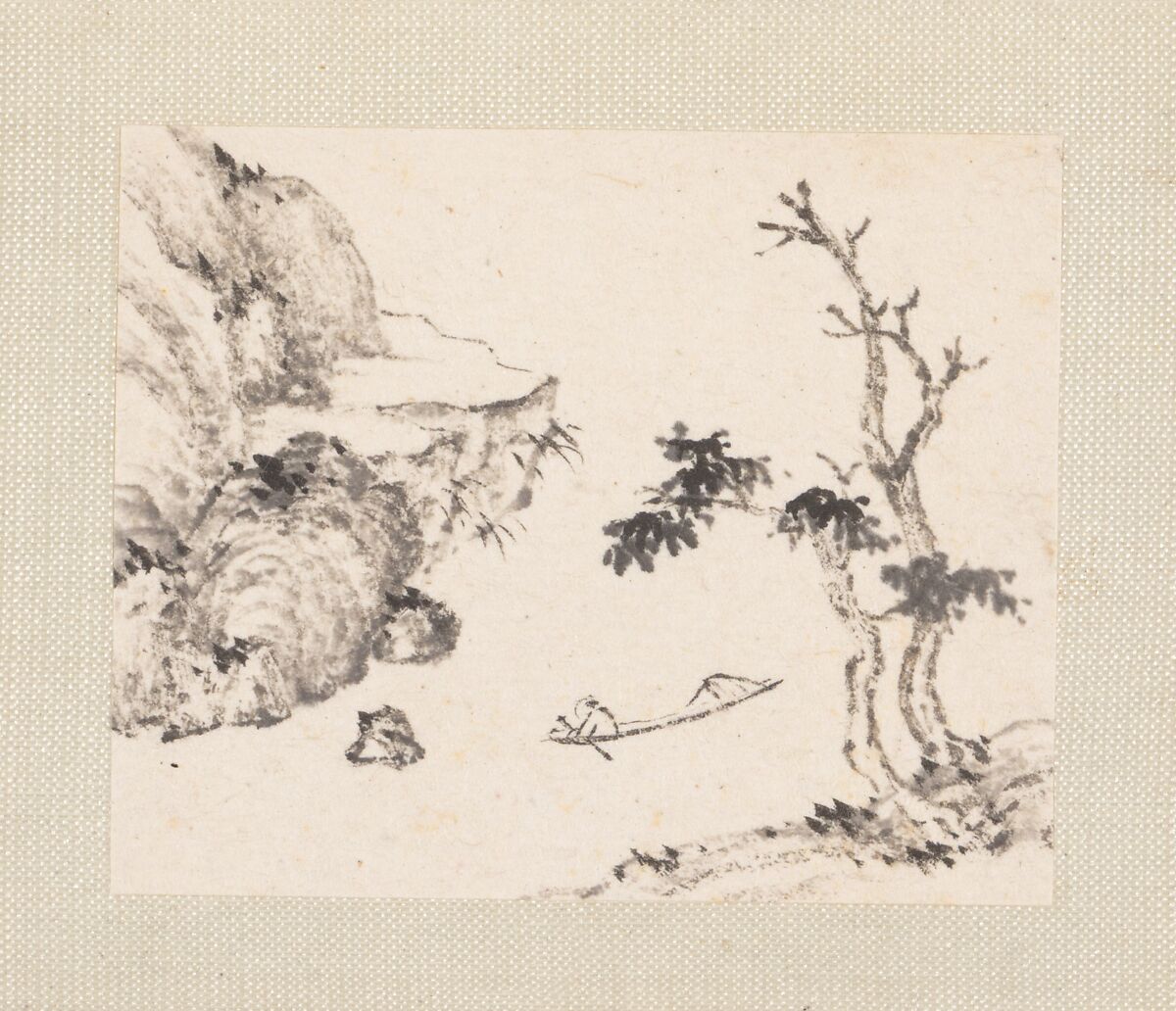 Miniature landscapes, Zhang Zongcang (Chinese, 1686–1756), Album of eight leaves; ink and color on paper, China