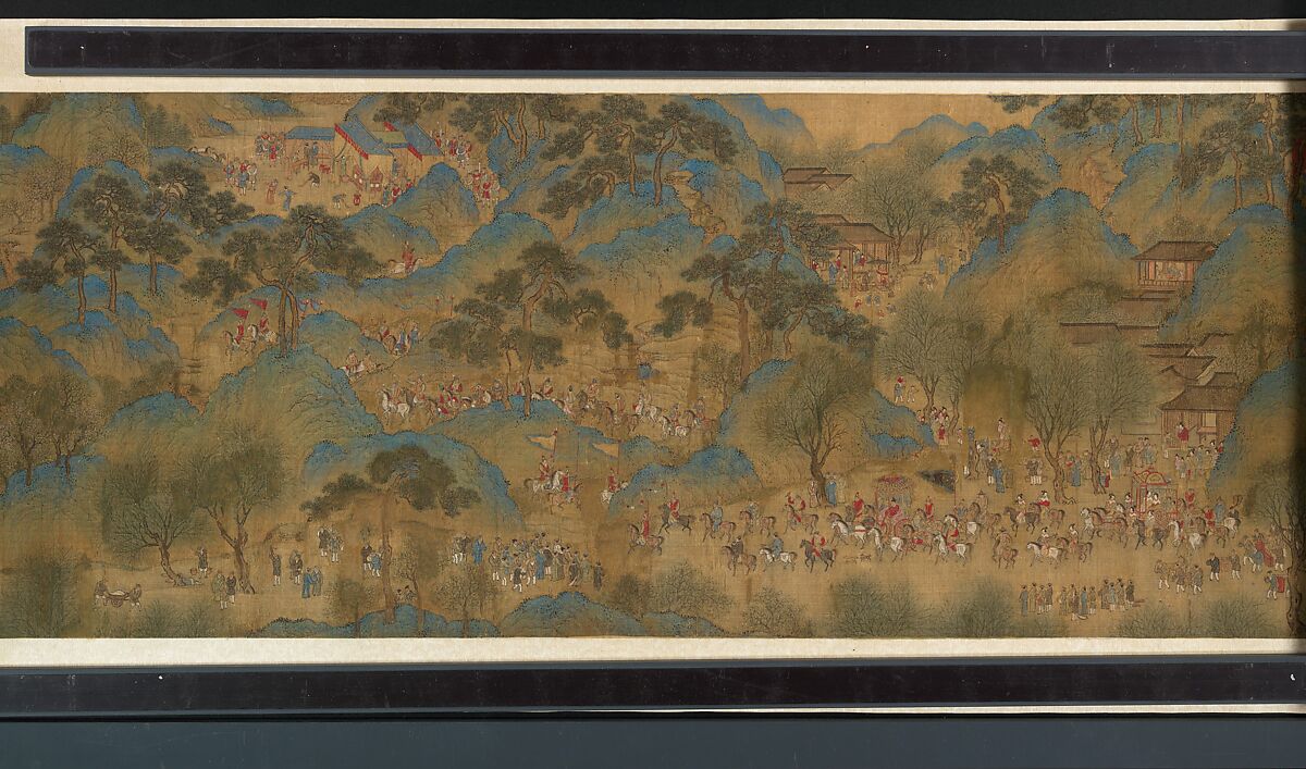 Spring Festival on the River, Unidentified artist, Handscroll; ink and color on silk, China