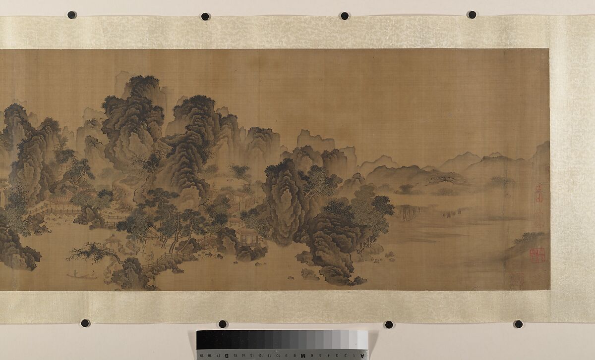 Streams and Mountains Without End, Unidentified artist, Handscroll; ink and color on silk, China
