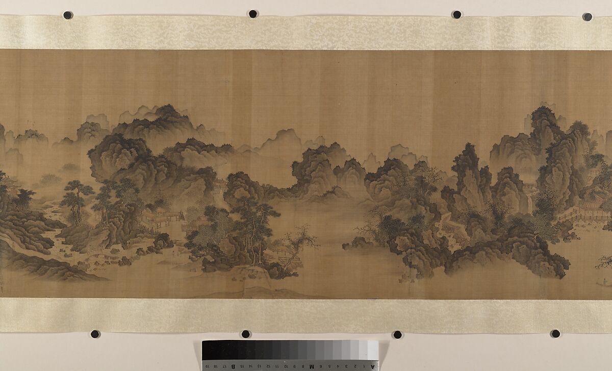 Streams and Mountains Without End, Unidentified artist, Handscroll; ink and color on silk, China